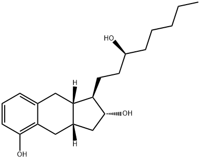 (1R,2R,3aS,9aS)-2,3,3a,4,9,9a-heksahidro-1-[(3S)-3-hidroksioktil]-1H-benz[f]inden-2,5-diol