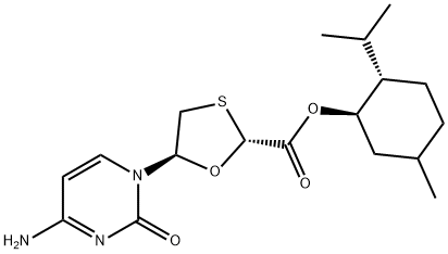 (1R,2S,5R)-Mentil-(2R,5S)-5-(4-amino-2-okso-2H-pirimidin-1-il)-[1,3]oksatiolan-2-karboksilna kislina