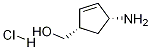 (1S,4R)-(4-aminociklopent-2-enil)metanol hidroklorid