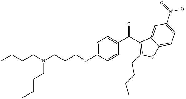 (2-butil-5-nitro-3-benzofuranil)[4-[3-(dibutilamino)propoksi]fenil]metanon