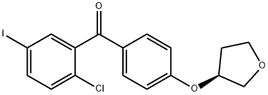(2-kloro-5-jodofenil)[4-[[(3S)-tetrahidro-3-furanil]oksi]fenil]metanon