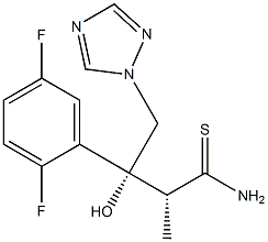 (2R,3R)-3-(2,5-difluorofenil)-3-hidroksi-2-metil-4-(1H-1,2,4-triazol-1-il)tiobutiramid
