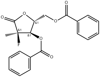((2R,3R,4R)-3-(benzoiloksi)-4-fluoro-4-metil-5-oksotetrahidrofuran-2-il)metil benzoat