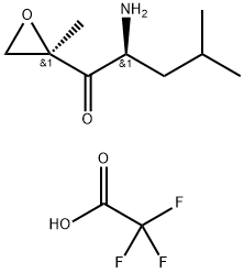 (2S)-2-amino-4-metil-1-((2R)-2-metiloksiranil)-1-pentanon trifluoroacetat