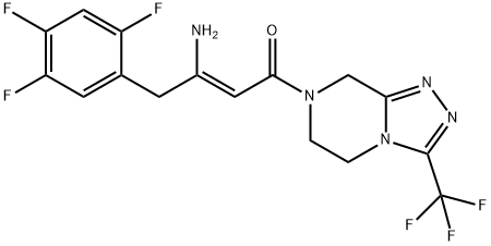 (2Z)-4-okso-4-[3-(trifluorometil)-5,6-dihidro-[1,2,4]triazolo[4,3-a]pirazin-7(8H)-il]-1- (2,4,5-trifluorofenil)but-2-en-2-amin