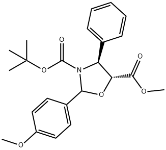 (4S,5R)-3-tert-butoksikarbonil-2-(4-anis)-4-fenil-5-oksazolidinkarboksilat