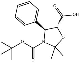 (4S,5R)-3-(tert-butoksikarbonil)-2,2-dimetil-4-feniloksazolidin-5-karboksilna kislina