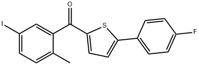 (5-(4-fluorofenil)tiofen-2-il)(5-jodo-2-metilfenil)metanon