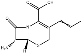 (6R,7R)-7-amino-8-okso-3-(1-propenil)-5-tia-1-azabiciklo[4.2.0]okt-2-en-2-karboksilna kislina