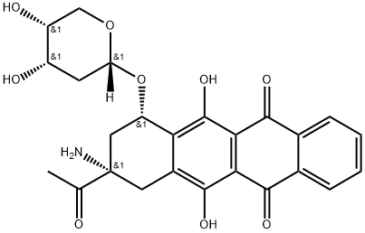 (7S-cis)-9-acetil-9-amino-7-[(2-deoksi-alfa-D-eritro-pentopiranozil)oksi]-7,8,9,10-tetrahidro-6,11-dihidroksi-5 ,12-naftacendion
