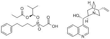 (8a,9R)-Cinchonan-9-ol mono[[(S)-[(1R)-2-metil-1-(1-oksopropoksi)propoksi](4-fenilbutil)fosfinil]acetat]