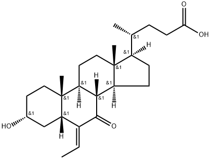 (E)-3α-hidroksi-6-etiliden-7-keto-5β-holan-24-ojska kislina