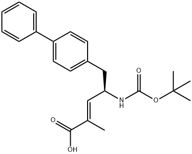 (R,E)-5-((1,1'-bifenil)-4-il)-4-((tert-butoksikarbonil)amino)-2-metilpent-2-enojska kislina