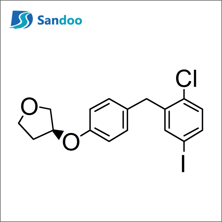 (S)-3-(4-(2-kloro-5-jodobenzil)fenoksi)-tetrahidrofuran