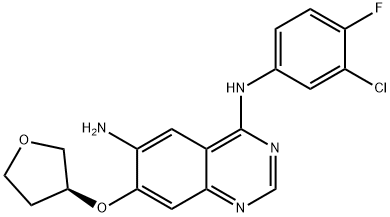 (S)-N4-(3-kloro-4-fluorofenil)-7-(tetrahidrofuran-3-iloksi)kinazolin-4,6-diamin