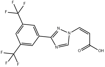 (Z)-3-(3-(3,5-bis(trifluorometil)fenil)-1H-1,2,4-triazol-1-il)akrilna kislina