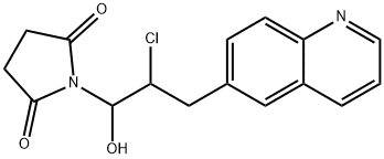 1-[2-kloro-1-hidroksi-3-(6-kinolinil)propil]-2,5-pirolidindion