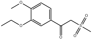 1-(3-etoksi-4-metoksifenil)-2-(metilsulfonil)etanon