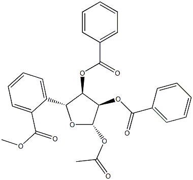 1-acetil-2,3,5-tribenzamid-D-riboza