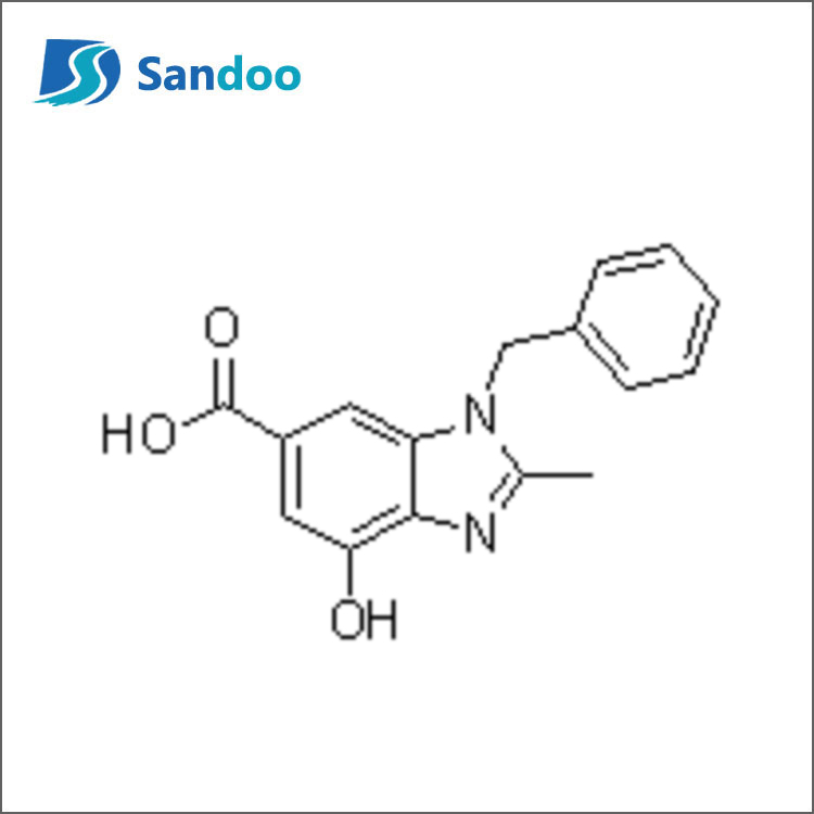 1-benzil-4-hidroksi-2-metil-1H-benzo[d]imidazol-6-karboksilna kislina