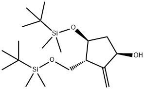 1R(3R,4S)-4-(tert-butildimetilsililoksi)-3-￡¨￡¨tert-butildimetilsililoksi)metil)-2-metileniciklopentanol