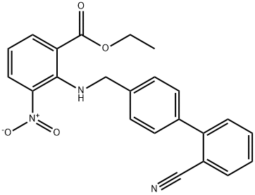 etil ester 2-[[(2'-ciano[1,1'-bifenil]-4-il)metil]amino]-3-nitro-benzojske kisline