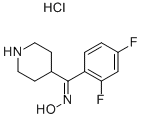 2,4-difluorofenil-(4-piperidinil)metanon oksim hidroklorid