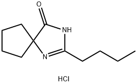 2-butil-4-spirociklopentan-2-imidazolin-5-on hidroklorid