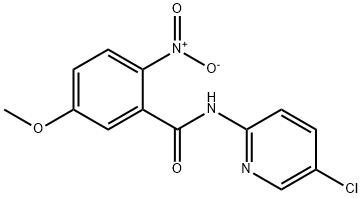 2-nitro-N-(5-kloro-piridin-2-il)-5-metoksi-benzamid