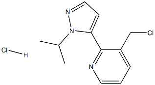 3-(klorometil)-2-(1-izopropil-1H-pirazol-5-il)piridin hidroklorid