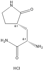 3-pirolidinpropanamid, α-amino-2-okso-, hidroklorid