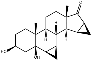 3b,5-dihidroksi-6b,7b:15b,16b-dimetilen-5b-androstan-17-on