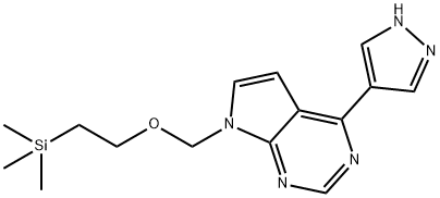 4-(1H-PIRAZOL-4-IL)-7-((2-(TRIMETILSILIL)ETOKSI)METIL)-7H-PIROLO[2,3-D]PIRIMIDIN