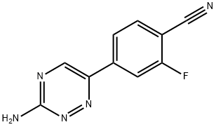 4-(3-AMINO-1,2,4-TRIAZIN-6-IL)-2-FLUOROBENZONITRIL