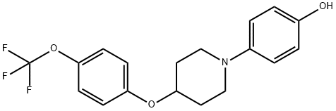 4-[4-[4-(trifluorometoksi)fenoksi]piperidin-1-il]fenol