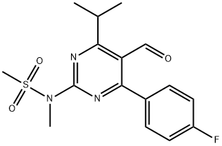4-(4-fluorofenil)-6-izopropil-2-[(N-metil-N-metilsulfonil)amino]pirimidinil-5-il-formil