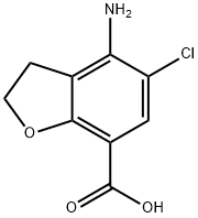 4-amino-5-kloro-2,3-dihidro-7-benzofurankarboksilna kislina