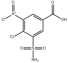 4-kloro-3-nitro-5-sulfamoilbenzojska kislina