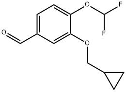 4-(difluorometoksi)-3-(ciklopropilmetoksi)benzaldehid