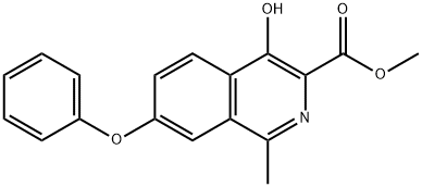 metil ester 4-hidroksi-1-metil-7-fenoksi-3-izokinolinkarboksilne kisline
