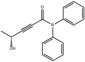 4-hidroksi-N,N-difenil-(4R)-2-pentinamid