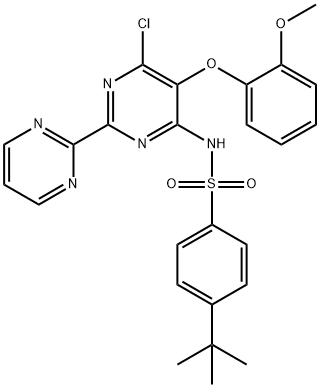 4-terc-butil-N-(6-kloro-5-(2-metoksifenoksi)-2,2'-bipirimidin-4-il)benzensulfonamid