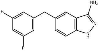 5-(3,5-difluorobenzil)-lH-indazol-3-amin