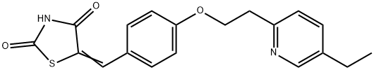 5-{4-[2-(5-etil-2-piridinil)etoksil]benzilden}-2,4-tiazolidindion
