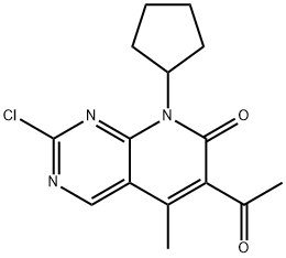 6-acetil-2-kloro-8-ciklopentil-5-metilpirido[2,3-d]pirimidin-7(8H)-on
