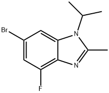 6-bromo-4-fluoro-1-izopropil-2-metil-1H-benzo[d]imidazol