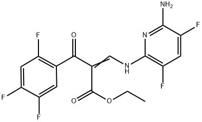 benzenpropanojska kislina, α-[[(6-amino-3,5-difluoro-2-piridinil)amino]metilen]-2,4,5-trifluoro-β-okso-, etilni ester