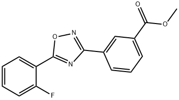Benzojska kislina, 3-[5-(2-fluorofenil)-1,2,4-oksadiazol-3-il]-, metil ester