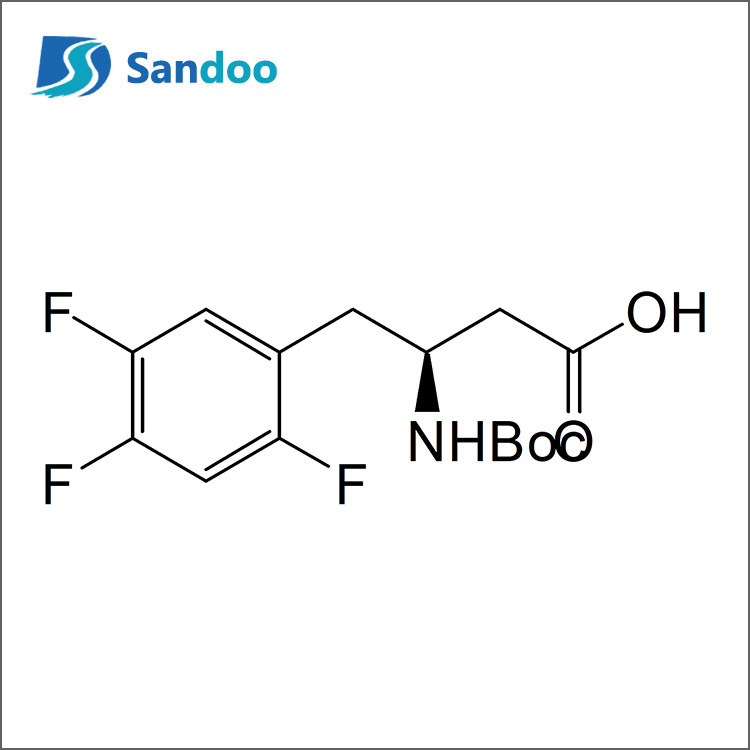 Boc-(R)-3-AMino-4-(2,4,5-trifluorofenil)butanojska kislina