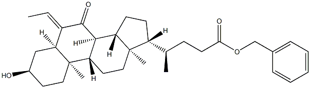 Holan-24-ojska kislina, 6-etiliden-3-hidroksi-7-okso-, fenilmetil ester, (3α,5β)-